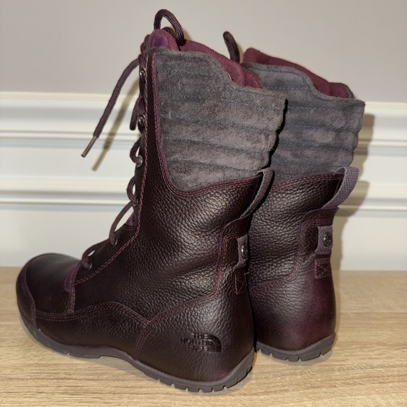 The North Face Purna Luxe Waterproof Boot Women Sz 7 Mountain Hiking Snow High - Picture 6 of 10